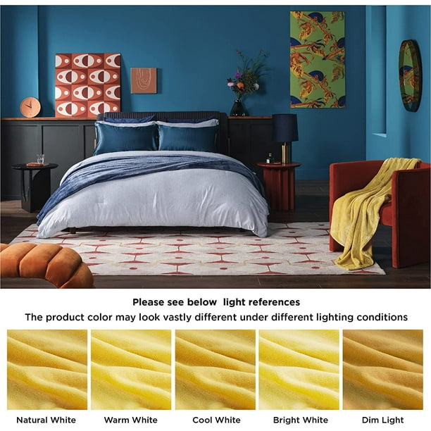 HTOOQ Fleece Blanket Queen Blanket Gold Yellow Bed Blanket Soft Lightweight Plush Fuzzy Cozy Luxury Microfiber 90x90 inches Yellow 90x90 Walmart