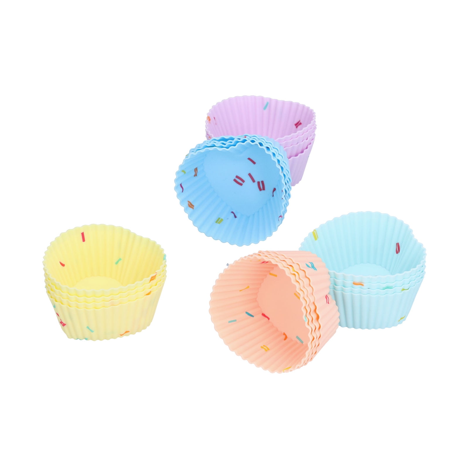 Silicone Baking Cups, Safe Reliable Jello Cute Shapes Bright Colors For