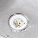 thumbnail image 4 of Inteprter Escurridor de cocina de silicona y acero inoxidable, tapón de residuos desmontable, filtro de fregadero de baño, colector de residuos Suministros de limpieza para el hogar Blanco Inteprter HA025031-01, 4 of 6