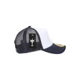 thumbnail image 4 of Top Headwear Low Profile Trucker Foam Mesh Hat, White/Navy, 4 of 5