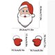 thumbnail image 3 of Christmas Fence Door Peek Hollow Board Plug-in Christmas Tree Garden Expression Decoration Sticker, 3 of 9