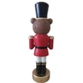 thumbnail image 4 of Fraser Hill Farm 48" Red Musical Nutcracker Bear Playing Drum, 4 of 12