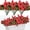 Red, variant on Artificial Pansies for Outdoors,Silk Flowers Outdoor,Artificial Pansy Flowers Faux Plastic Wild Flowers Bushes,UV Resistant Garden Plants Bush Faux Flowers(Red 14in)from QiwagFerng