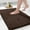 Brown, variant on TJOUL Bathroom Rug – Extra Soft, Absorbent, Non-Slip, Quick Dry Chenille Bath Mat, Machine Washable, 24" x 17", Green