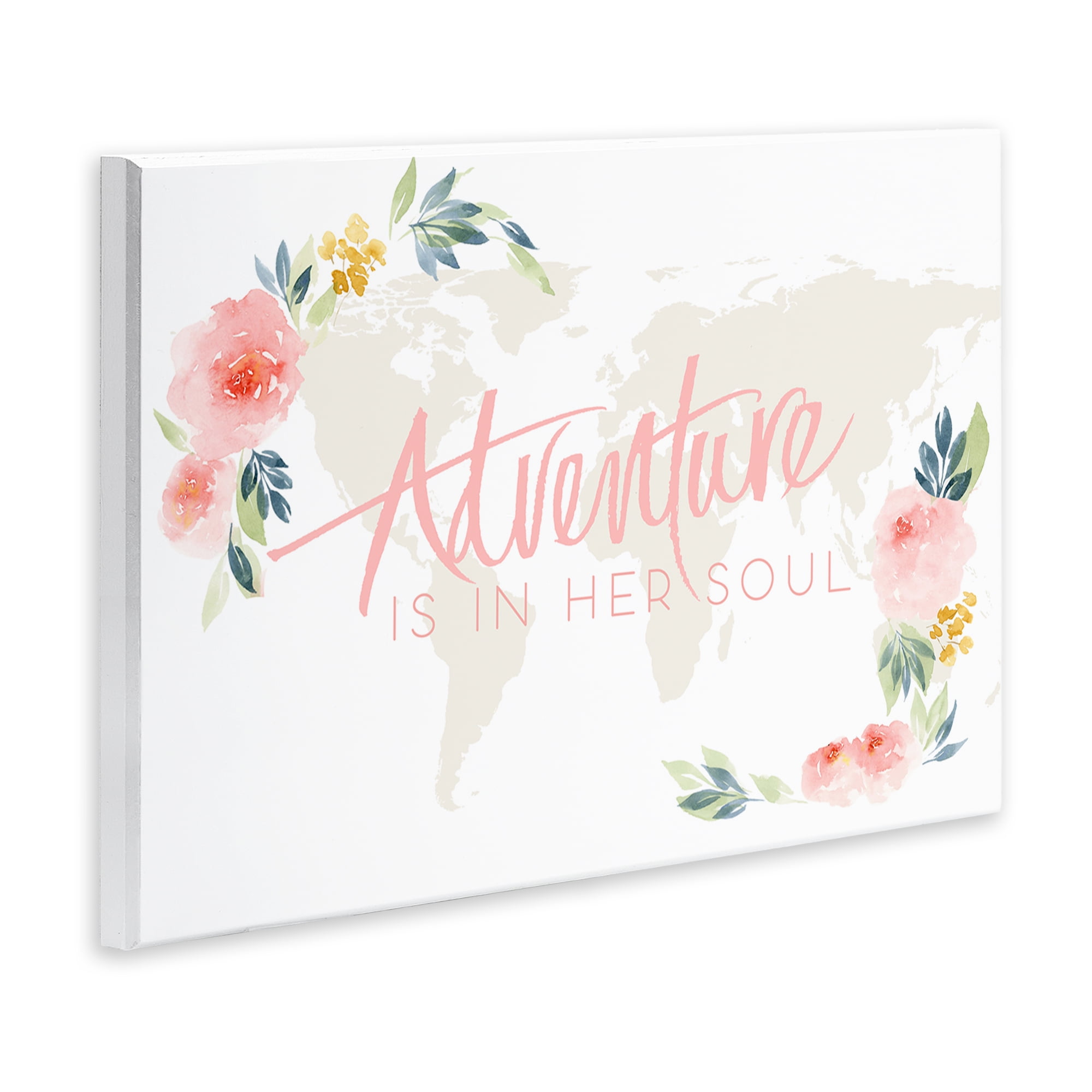 Stupell Industries Floral Girl's Adventure Plants & Flowers Painting Unframed Art Print Wall Art, 19 x 13