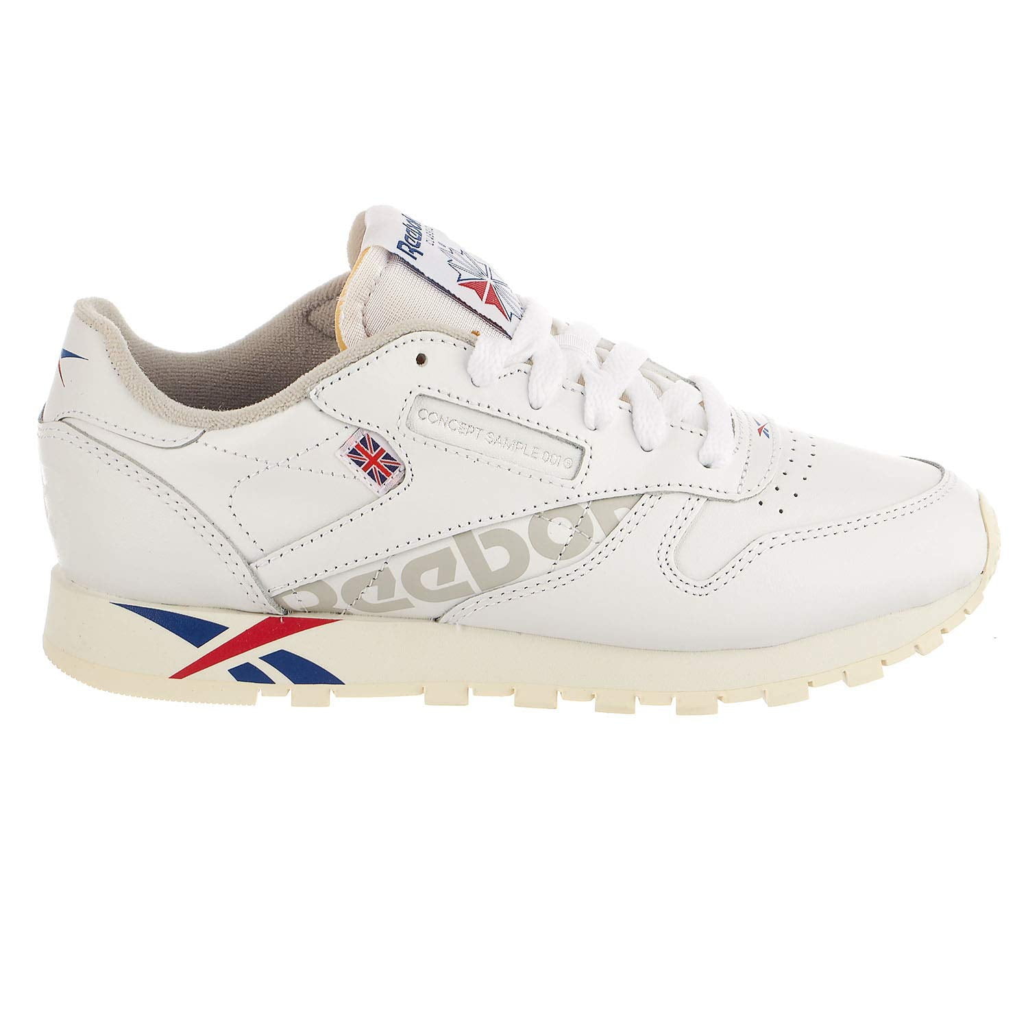 Kids//Junior Reebok Royal Advance White//Blue Classic,Casual Trainers Girls//Boys