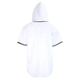 thumbnail image 2 of Saronite Hooded Baseball Jersey, White (Women's), 2 of 2