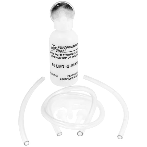 Performance Tool Brake Bleeder Kit Easy Clean, Automotive Specialty Tools, 880"