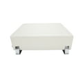 thumbnail image 5 of OFM 4004C-LIN Axis Series Square Bench With Electrical Outlet And Chrome Frame, Linen, 5 of 11