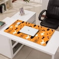 thumbnail image 3 of Long Mouse Pads for Desk,Halloween Ghosts Pumpkins and Spider Webs Desk Mats on Top Of Desks, Desk Mouse Pad Extra Large with 3mm Non-Slip Base and Stitched Edge for Gaming,Work,Home 31.5x15.7in, 3 of 4