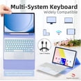 thumbnail image 2 of for iPad Air 13 inch Keyboard Case M2 2024, Detachable Bluetooth Keyboard with Trackpad 7 Colors RGB Backlit, Pencil Holder for iPad Pro 12.9 inch 6th 2022/5th 2021/4th 2020/3rd 2018, 2 of 7