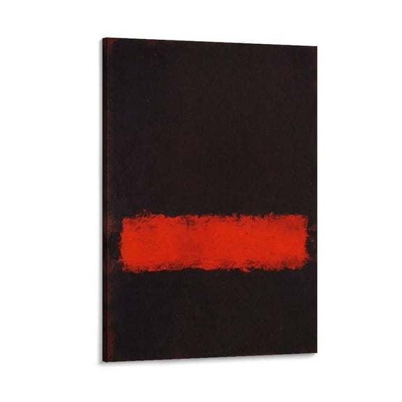 Mark Rothko Print Red And Black 1968 Poster Decorative Painting Canvas Wall Art Living Room Posters Bedroom Painting 12x18inch(30x45cm)