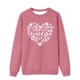 thumbnail image 4 of Trendfront Womens Grandma Graphic Sweatshirt Long Sleeve Crewneck Floral Heart Print Casual Loose Fit Pullover Top, 4 of 4