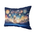 thumbnail image 2 of Happy New Year with Goldendoodle Fireworks Holiday Xmas Winter 2025 Pillow Cushion Double Sided Doodle Dog Lover Gifts Idea Throw Pillow - 00025, 2 of 4