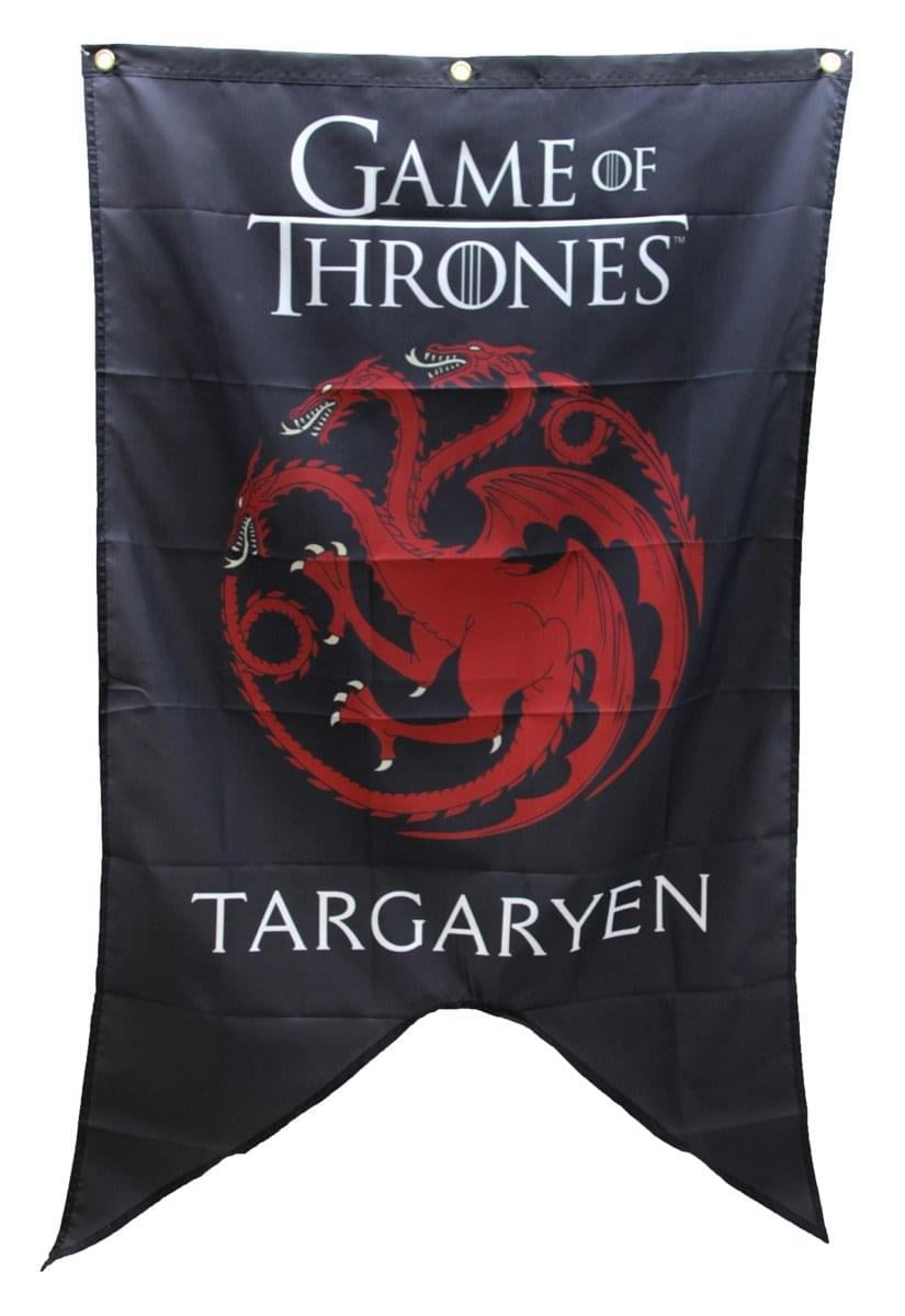 Game of Thrones House Targaryen 30 x 50 Fabric Banner Sold by Art.Com