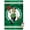Premium Poster & Push Pin Bundle, variant on NBA Boston Celtics - Logo 14 Wall Poster, 22.375" x 34", Framed