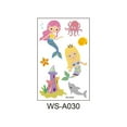 thumbnail image 1 of 10 Sheets Cartoon Tattoos Stickers Costume Adornment Clothes Printed Girls Ski Decal Adorable Temporary Sticker Body Ornament Dressing Decor Set, 1 of 9