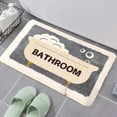 thumbnail image 5 of QTOCIO Summer Savings Clearance! Bathroom Rugs, Home Summer Carpet Front Door Carpet Super Absorbent Drying Rubber Backing Non-slip Floor Mat Washable Super Soft Bathtub Carpet Bathroom Carpet, 5 of 6
