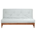 thumbnail image 3 of Sorra Home - 12 inch Reversible Tufted Futon Mattress, Queen Size - Suede Gray, 3 of 3