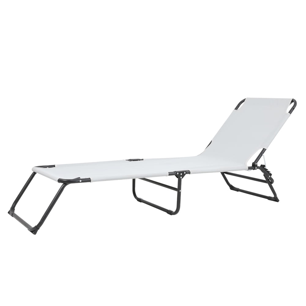 RUNACC Outdoor Chair,Ajjustable Folding ThreeFolding Camping Bed