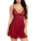 thumbnail image 1 of Gibobby Ropa sexy de mujer para sexo Ropa Interior Mujer Lenceria Sexy de Encaje Sexy Pijama para Mujer Ropa Interior(Rojo, CH), 1 of 4