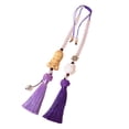 thumbnail image 2 of Lipstore Buddha Statue Hanging Ornament Dangle Accessory Car Rear View Mirror Pendant Violet with Gift Box, 2 of 7