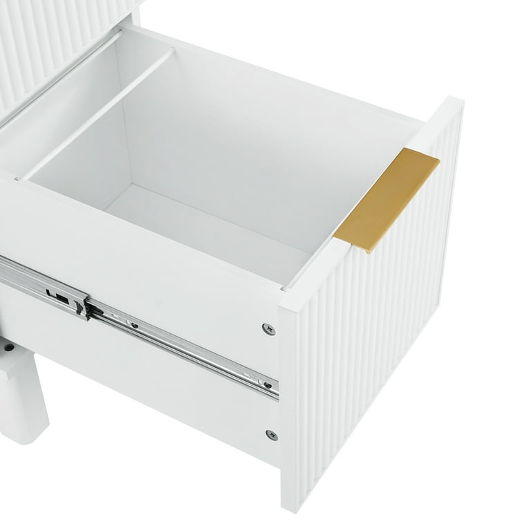 Better Homes & Gardens Lillian Fluted L-Shape Desk for Home Better Homes & Gardens Lillian Fluted L-Shape Desk for Home