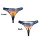 thumbnail image 3 of Balery Cosmic Irises At Twilight Tangas de Algodón para Mujer con Estampado – Ropa Interior Sexy, Transpirable, G-string-3X-Large, 3 of 6