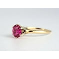 thumbnail image 3 of gold plated 925 silver ring, green emerald gemstone, women engagement ring, 3 of 5