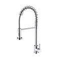 thumbnail image 2 of Lexora Home Lanuvio Brass Kitchen Faucet with Pull Out Sprayer in Chrome, 2 of 7