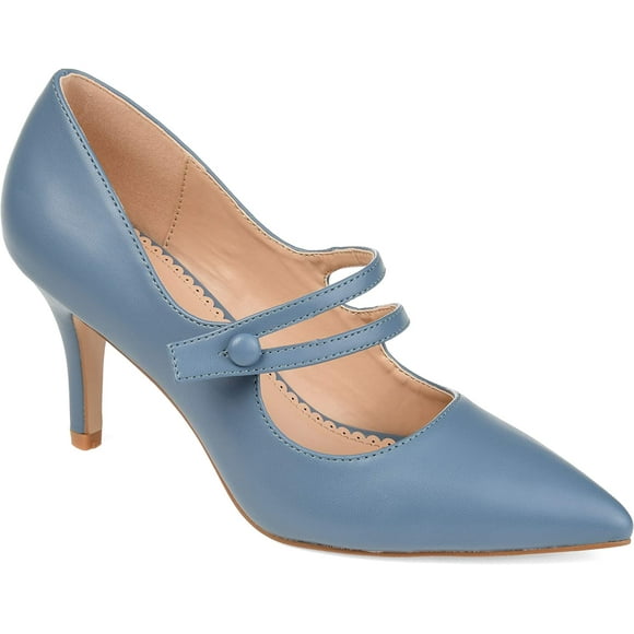 Journee Collection Womens Sidney Pump Blue, 9 Womens US