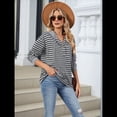 thumbnail image 4 of Sudaderas con Capucha de Moda para Mujer, Sudaderas Holgadas de Gran Tamaño, Camisetas de Larga, Corte Holgado Gris Negro XXL, 4 of 8