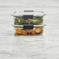 thumbnail image 3 of Rubbermaid Clear Plastic Stain-Proof Food Storage Container (4 Count), 3 of 4