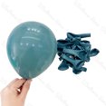 thumbnail image 3 of 10/20/30 globos de cumpleaños azules de 5/10/12/18 pulgadas, globo de látex azul marino de metal para baby shower, cumpleaños, decoración de bodas, 3 of 5