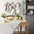 thumbnail image 2 of Martha Stewart Honeycomb Modern Farmhouse Fabric Tablecloth, White, 60"x84", 2 of 7