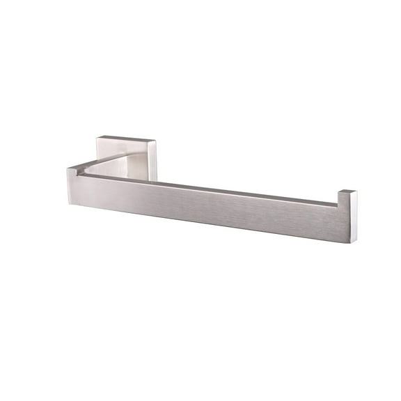 Lexora Home Bagno Bianca Stainless Steel Shelf with Towel Bar in Gun Metal
