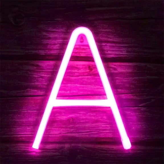 Coloody Light Up Letters Neon Signs Battery/USB Powered Letter Lights Wall Decor