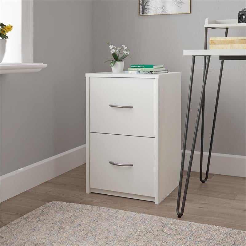Ameriwood Home Core 2 Drawer File Cabinet in White ...