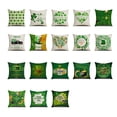 thumbnail image 3 of Injueey Funda de cojín Cremallera oculta flexible Fuente del Día de San Patricio Impresión digital Funda de almohada Cojines Funda de Decoración del hogar tres SXYM50, 3 of 6