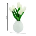 thumbnail image 3 of Planta Artificial Mainstays 27.9 cm Tulipanes Florero Blanco, 3 of 4