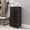 Brown Drawers/Black Frame, variant on Emma + Oliver 4 Drawer Storage Dresser with Black Cast Iron Frame, Brown Wood Top and Brown Easy Pull Engineered Wood Drawers with Wooden Handles