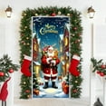thumbnail image 4 of Funda Navideña para Puerta con Diseño de Papá Noel, 89 X 183 Cm (35 X 72 Pulgadas), Decoración Festiva | Tela de Poliéster Resistente | Fácil Instalación | Apta para Uso Interior y Exterior | Multico, 4 of 6