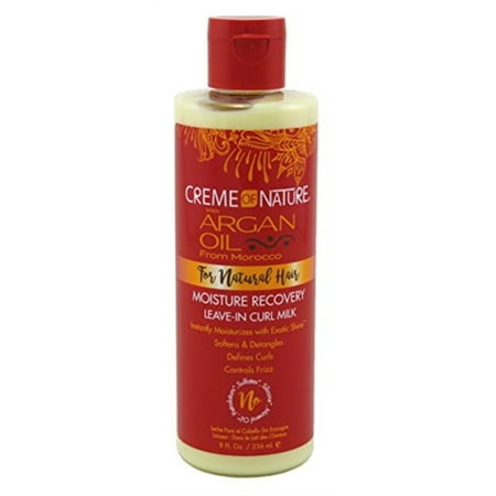 Creme Of Nature Argan Curls Argan Buttermilk Leave In Hair Milk, 8 Oz., Pack of 6
