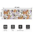thumbnail image 5 of Yorkie Dog and Flower Florals Door Rugs,Washable Non Slip Door Mats Indoor,Decorative Door Mats,Entry Mat Indoor for Entrance,Bedroom,Kitchen,Bathroom,16"x47", 5 of 6
