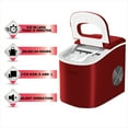 thumbnail image 2 of Frigidaire 26 lb. Countertop Ice Maker (EFIC102), Red, 2 of 12