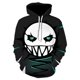 thumbnail image 1 of Sudadera con capucha con estampado 3D de pesadilla antes de Navidad para niños, sudaderas con capucha de Jack y Sally, abrigos de Terror para Niños, Jersey Punk de Halloween, novedad de 2023, 1 of 4