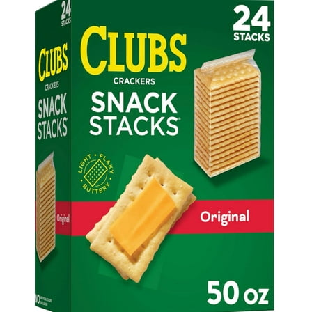 Club Crackers, Snack Stacks, 24 pk, 50oz