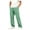 Green, variant on Spazoro Boys Cargo Sweatpants, Drawstring Multiple Pockets Wide Leg Elastic Waist Solid Color Casual Loose Fit Trousers Gray Size 7-8
