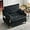 Black, variant on Foldable sofa bed recliner, 3-in-1 convertible sleeper, mid-century modern decor, suitable for small spaces, with three pillows for Living Room Bedroom Apartment Small Space (Beige)