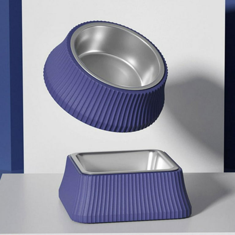 Dcastle Clearance! Stainless Steel Pet Dog Bowl Antiskid Food Bowl And Water  Dog Bowl Suitable for Small And Medium-Sized Dogs And Large Dogs Square  yellow 